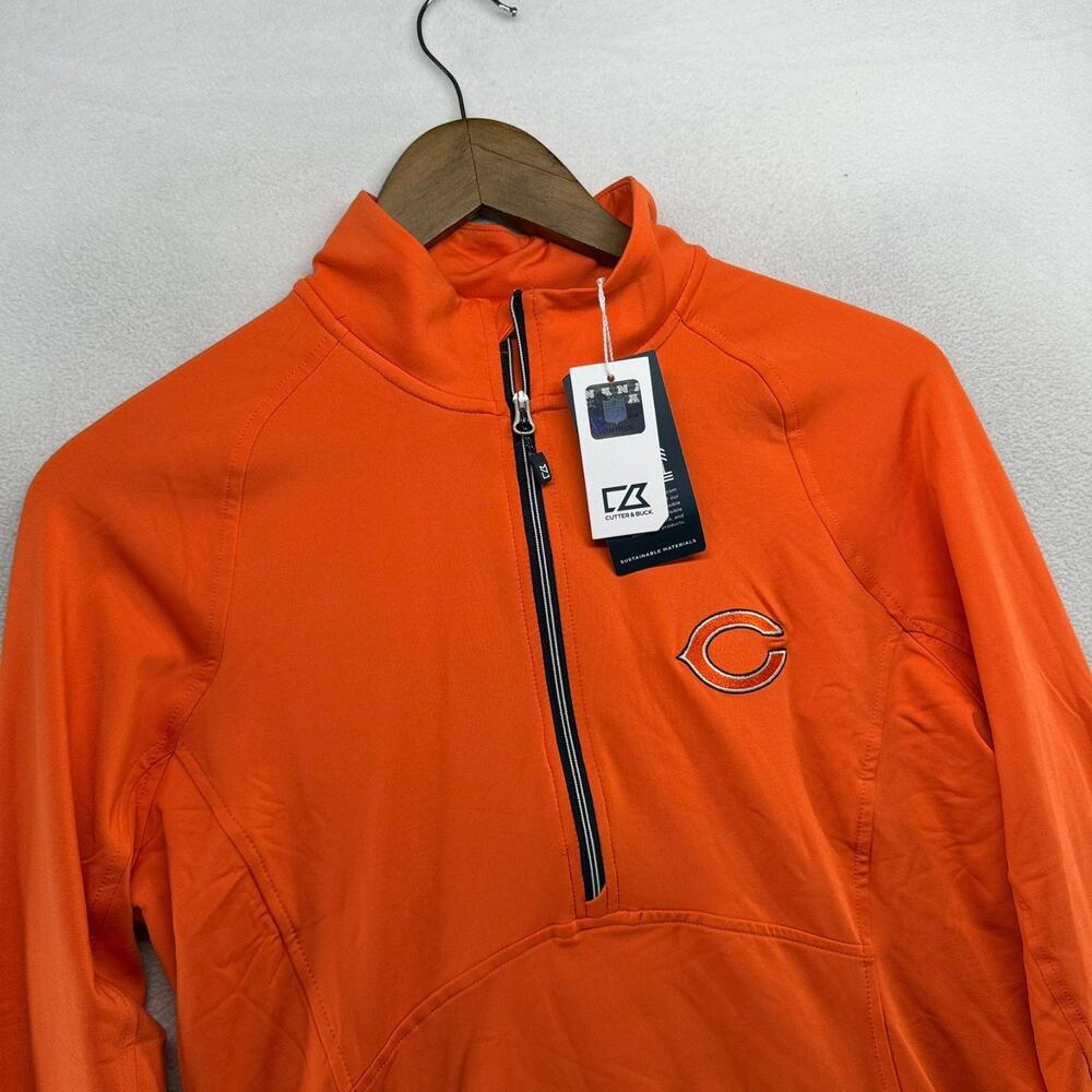 Chicago Bears Half Zip Pullover Women's Medium Adapt Eco Knit Performance NEW